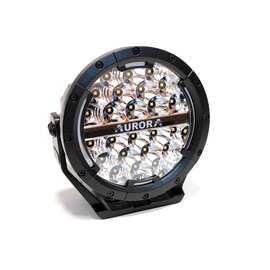 Светодиодные фары AURORA 120W - ALO-P-R-7-C34D1-AW - Комбинированный свет (белый свет)7400 Lm+ ДХО (Белый и Желтый)