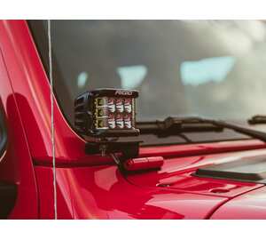 Крепление Rigid для 2х фар на JEEP Wrangler JL , D серии на петли лобового стекла