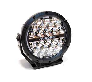 Светодиодные фары AURORA 120W - ALO-P-R-7-C34D1-AW - Комбинированный свет (белый свет)7400 Lm+ ДХО (Белый и Желтый)