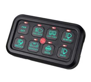 Панель управления светом Aurora ALO-JC02 - 8 кнопок, 1200W  80A