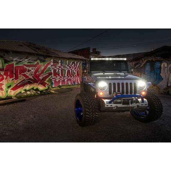 Светодиодная балка Rigid 30" 155W - Комбинированный свет, серия Radiance Plus Bar с RGB подсветкой (15 диодов) 12V, изображение 3