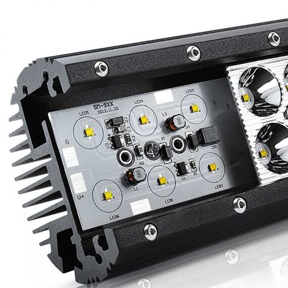 Светодиодная LED балка 288W - Дальнего света, 3400-288S (светодиоды CREE), изображение 2