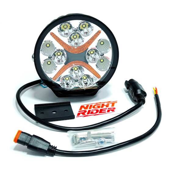 Фара Night Rider 60W - Комбинированный свет, ДХО, D0560C, 7200lm, 5700К