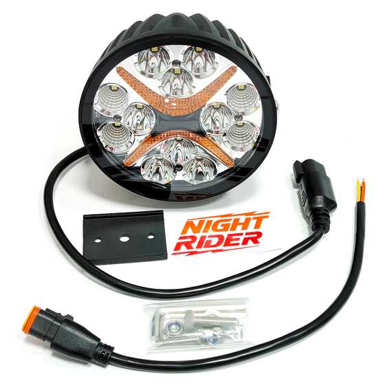 Фара Night Rider 60W - Комбинированный свет, ДХО, D0560C, 7200lm, 5700К