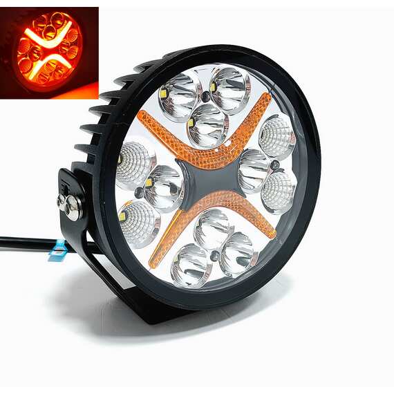 Фара Night Rider 60W - Комбинированный свет, ДХО, D0560C, 7200lm, 5700К