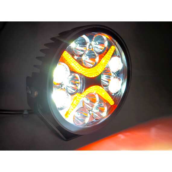 Фара Night Rider 60W - Комбинированный свет, ДХО, D0560C, 7200lm, 5700К