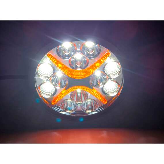 Фара Night Rider 60W - Комбинированный свет, ДХО, D0560C, 7200lm, 5700К