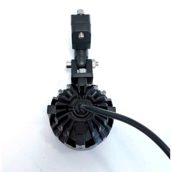 Противотуманные мото фары 60W - Ближний (Белый) /Дальний (Белый) с ровной СТГ, OTBS-W-W