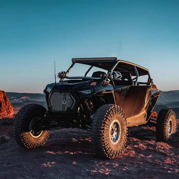 Светодиодная балка Rigid Revolve 20" комбо свет, с белой подсветкой (14 диодов), изображение 4