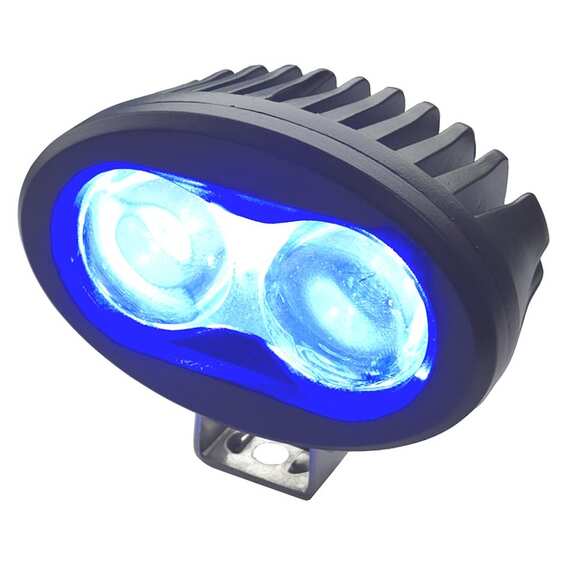 Фонарь маркерный Samrai 10W - Синяя точка (Blue Spot) 10WBS (Светодиоды CREE) 10-60V