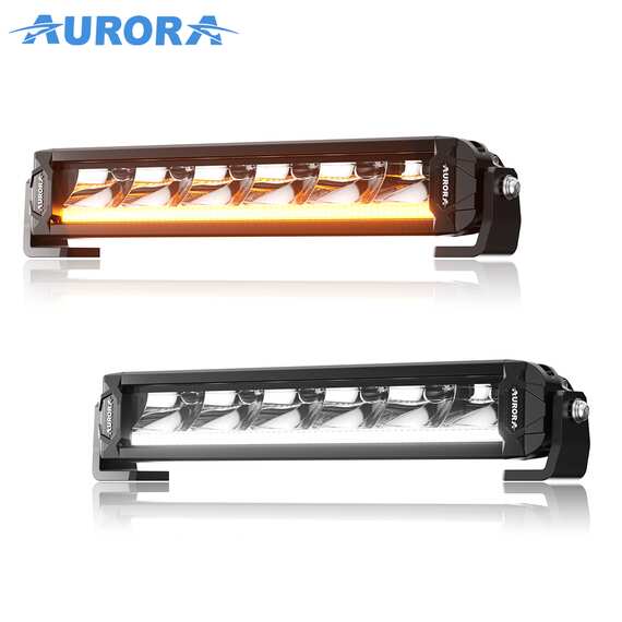 Светодиодная балка Aurora 75W - ALO-S10-10T-R13-AW - Комбинированный свет + ДХО (Белый, Желтый) 3500Lm