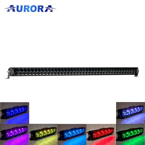 Светодиодная балка Aurora 400W - ALO-D8-40-R5Y1- Q - Комбинированный свет + RGB подсветка, 110 см (светодиоды Osram) 18500Lm