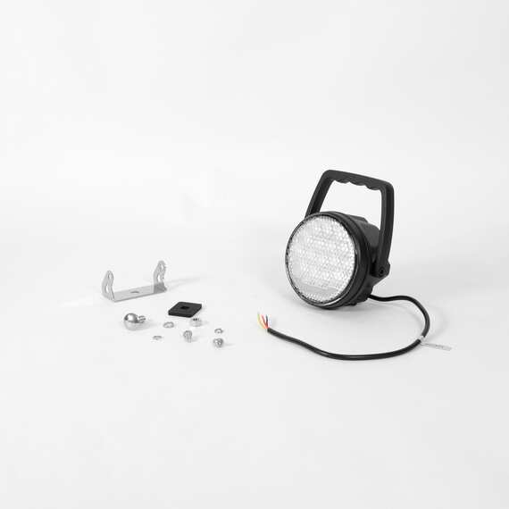 Фароискатель SANMAK ручной 80W - Рабочий свет + габарит 2W Янтарный, SA6351-80H (светодиоды CREE) 6500Lm
