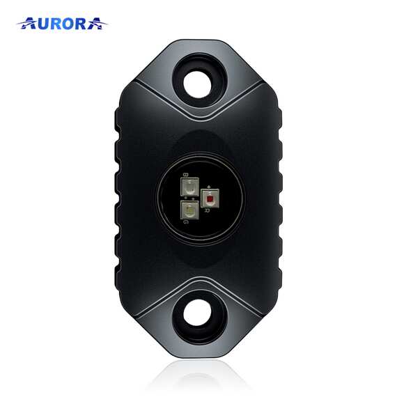 Точечная подсветка RGB Aurora ALO-Y1-2-RGB-D4 универсальная 4 шт -36W управление Bluetooth c телефона