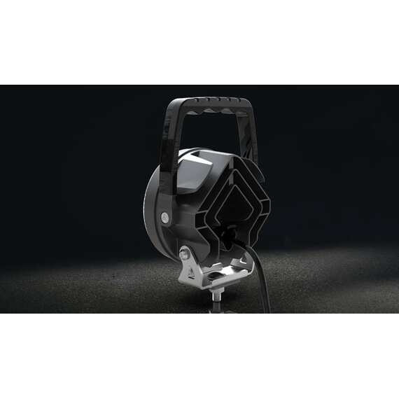 Фароискатель SANMAK ручной 80W - Рабочий свет + габарит 2W Янтарный, SA6351-80H (светодиоды CREE) 6500Lm