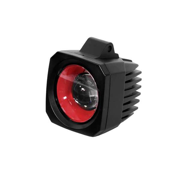 Маркерный фонарь Sanmak 12W - Красная точка, SA6069-03, 10-94V