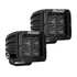 Фары Rigid 30W - Рабочий свет -  D-серия PRO (4 светодиода) - Midnight Edition 202513BLK  (пара)
