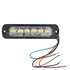 Фара-стробоскоп Sanmak 3W - SM7002-3W , 19 режимов - Белый свет, 12-24V, Super Slim